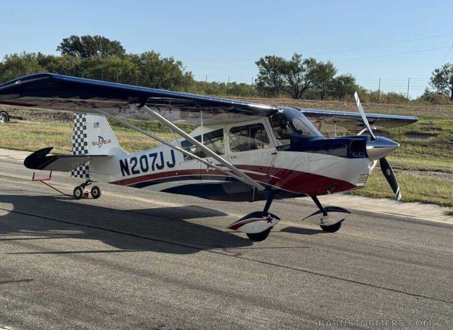 Super Decathlon N207JJ — on the ramp